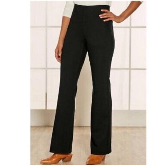 Soft Surroundings Pants - Soft Surroundings Ultimate Denim Pull On Bootcut Jegging Black Size S